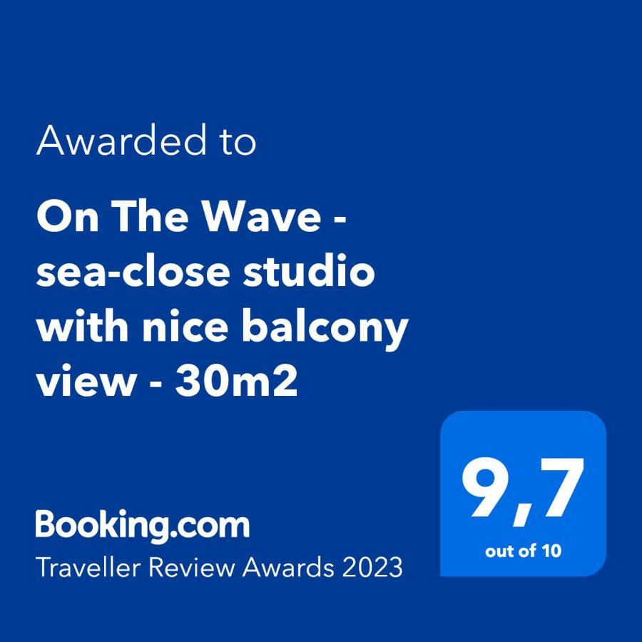 On The Wave - Sea-Close Studio With Nice Balcony View - 30M2 Apartment กดัญสก์ ภายนอก รูปภาพ